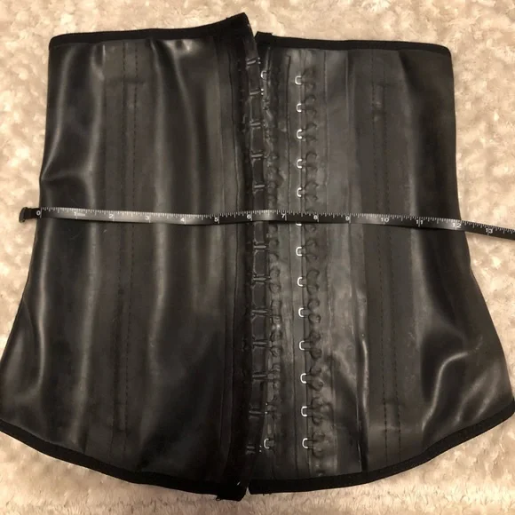 WGS Premadonna Waist Trainer Black Faux Leather - Picture 2 of 14